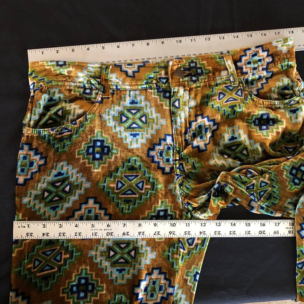 Free People Shay Velvet Wideleg Pants Sz 10 - Picture 12 of 16